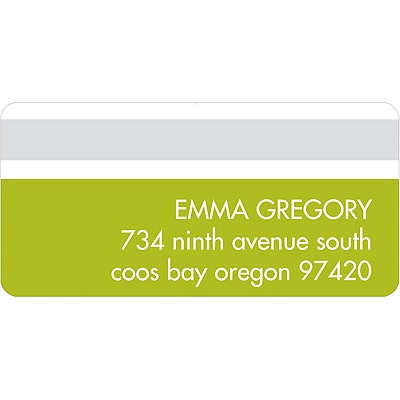 Sunwashed Stripes -- Address Label