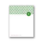 Whirling Rows -- Personalized Note Card