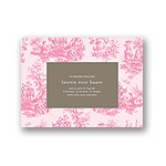 Memories in Pink -- Toile Birth Announcement