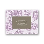 Memories in Purple -- Toile Birth Announcement