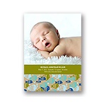 It's a Keeper -- Photo Birth Announcement