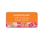 Array of Flowers -- Address Label