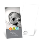 Monogram Seal -- Boy Photo Birth Announcement