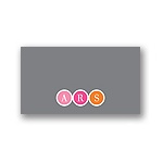 Monogram Seal -- Girl Baby Thank You Card