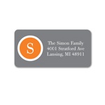 Monogram Seal -- Address Label