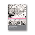 Simply Sweet -- Collage Birth Announcement
