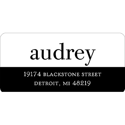 Bold Baby -- Address Label
