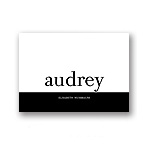 Bold Baby -- Baby Thank You Card