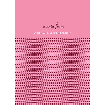 Stylish Swirls in Pink -- Thank You Card