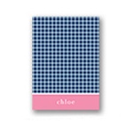 Criss Cross Love in Blue -- Thank You Card
