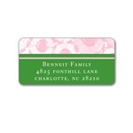 Welcoming Blooms in Pink -- Address Label