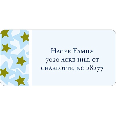 A Star is Born -- Address Label