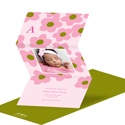 Playful Petals -- Photo Birth Announcement