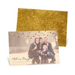 Bright String of Lights -- Holiday Photo Cards