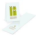 Joyful Presents -- Recycled Christmas Card