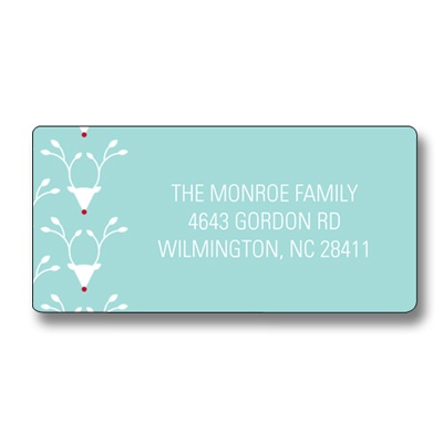Reindeer Multiples -- Christmas Address Label