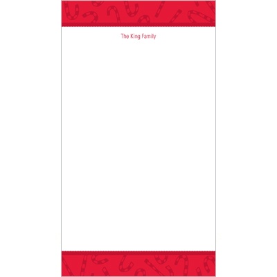 Peppermint Candy Canes -- Christmas Stationery