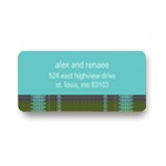 Dreaming of a Plaid Christmas -- Christmas Address Label