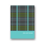 Dreaming of a Plaid Christmas -- Christmas Stationery