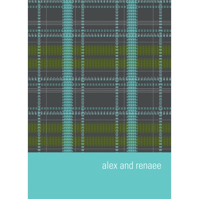 Dreaming of a Plaid Christmas -- Christmas Stationery