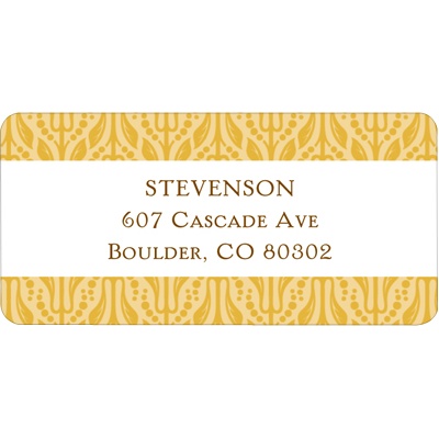 Detailed Pattern -- Address Label