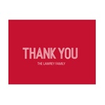 Holiday Joy -- Christmas Thank You Card