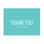 Noel Greeting Tag -- Christmas Thank You Card