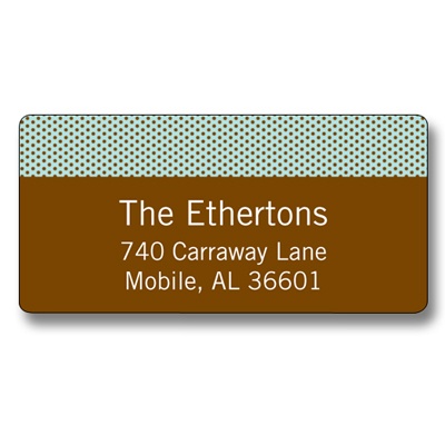 Charming Dots -- Address Label
