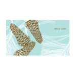 Evergreen Treasures -- Christmas Thank You Card