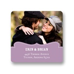 Shapely Frame -- Save the Date Address Labels