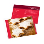 Homemade Holiday Goodies -- Horizontal Recipe Photo Christmas Card