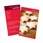 Homemade Holiday Goodies -- Vertical Recipe Photo Christmas Card