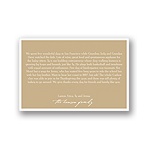 Warmest Greetings -- Horizontal Christmas Letter Insert