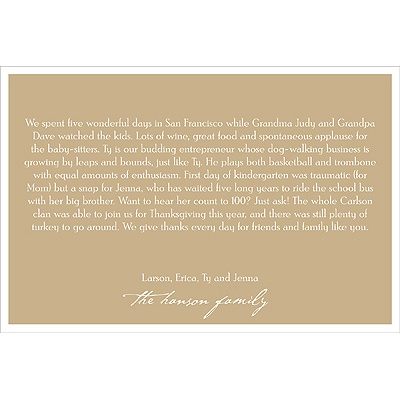 THE GOLDEN TICKET -- BOY PHOTO BIRTH ANNOUNCEMENT, 2in. x 4in. Folded Holiday Card