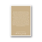Warmest Greetings -- Vertical Christmas Letter Insert