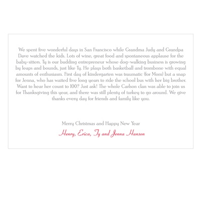 THE GOLDEN TICKET -- BOY PHOTO BIRTH ANNOUNCEMENT, 2in. x 4in. Folded Holiday Card