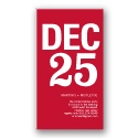 Mark the Date  -- Christmas Party Invitation