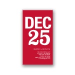 Mark the Date  -- Christmas Party Invitation