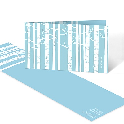 Wooded Silent Night -- Holiday Card