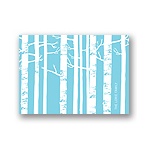 Wooded Silent Night -- Christmas Thank You Card