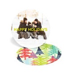 Multicolor Tree Prints -- Photo Christmas Cards