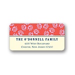 Speckled Pattern -- Christmas Address Label