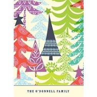 Multicolor Tree Prints 
