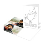 Penguin Portrait -- Kids Christmas Card
