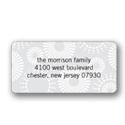 Floating Circles -- Halloween Address Label