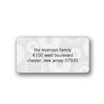 Floating Circles -- Halloween Address Label