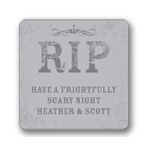 Spooky Tombstone -- Personalized Stickers