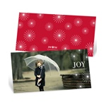 Radiant Christmas Stars -- Photo Christmas Cards