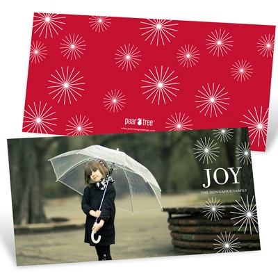 THE GOLDEN TICKET -- BOY PHOTO BIRTH ANNOUNCEMENT, 2in. x 4in. Folded Holiday Card