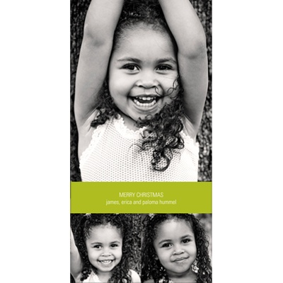 Vertical Photo Collage -- Holiday Photo Cards